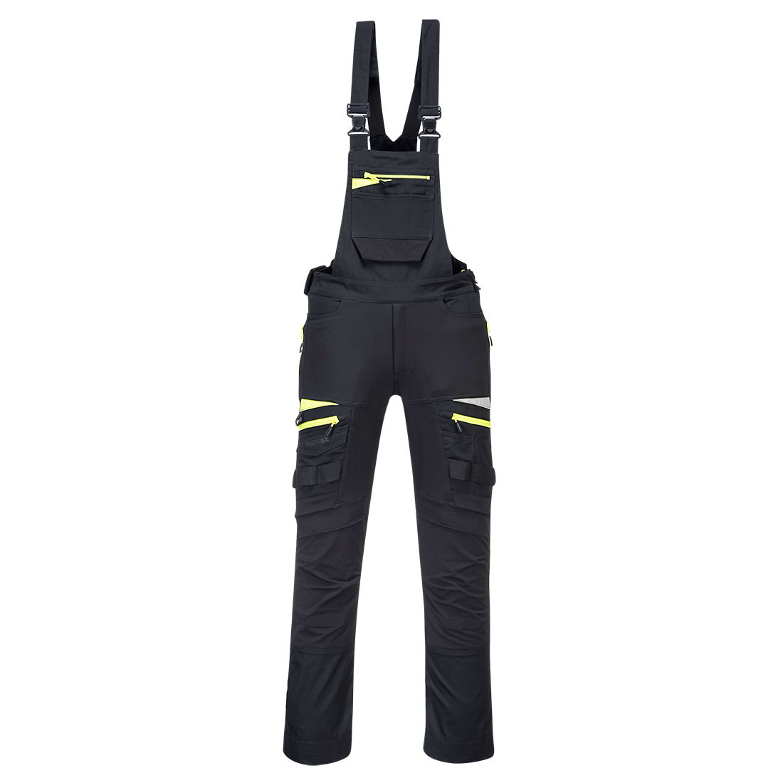 PORTWEST DX4 Pracovné nohavice na traky DX441 Čierna 3XL