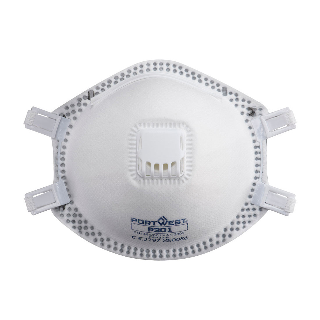 PORTWEST Portwest Respirátor s ventilom FFP3 (10ks) P301 Biela