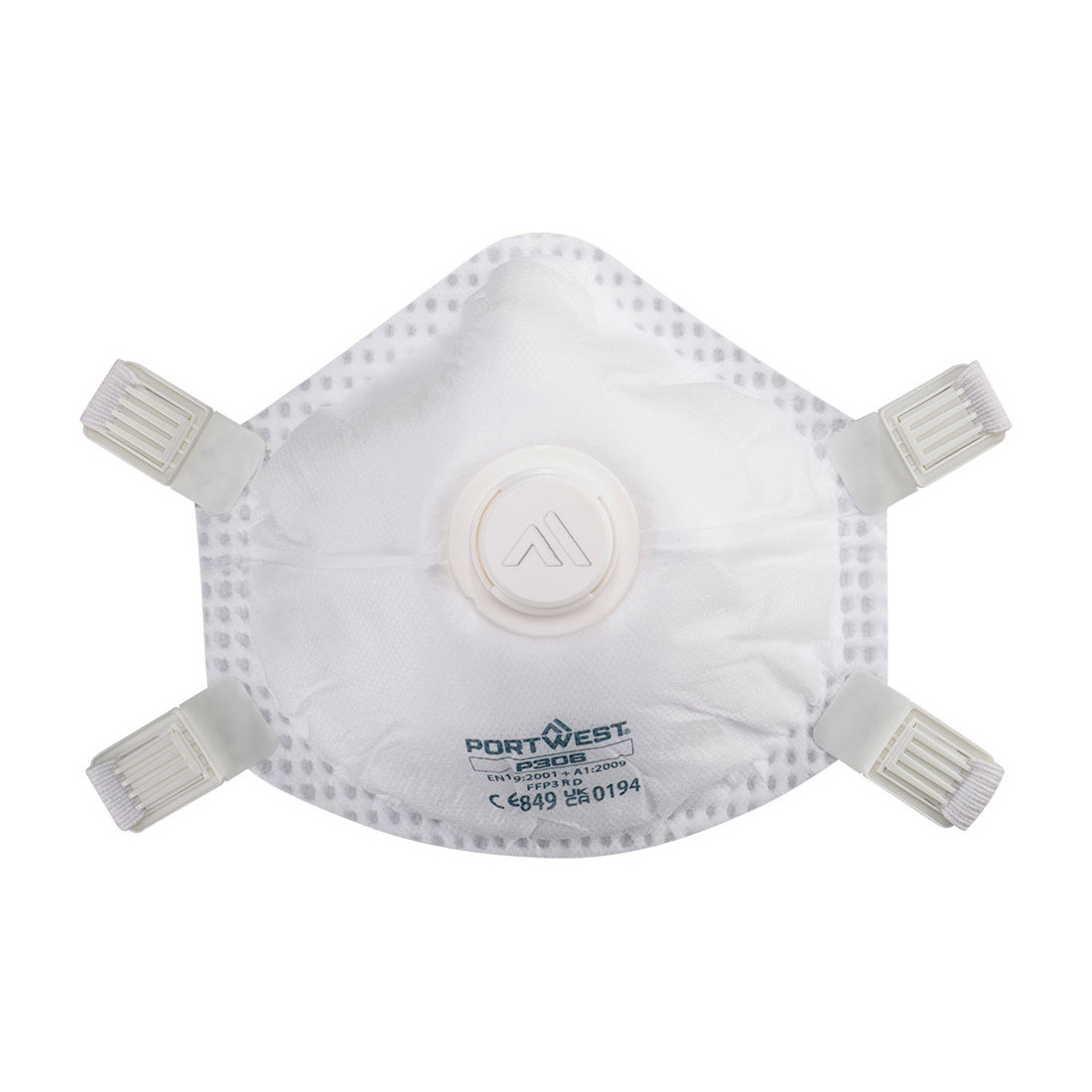 PORTWEST FFP3 Ultimate opätovne použiteľný respirátor s ventilom (5ks) Portwest P306 Biela