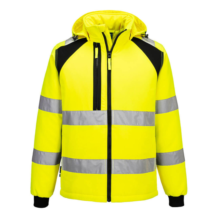 Reflexná bunda polstrovaný softshell CD809 Portwest