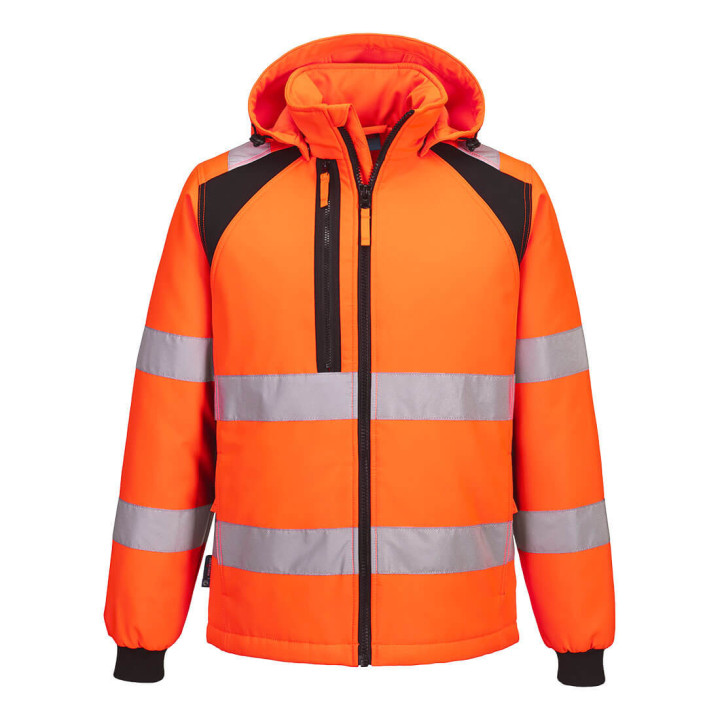 Reflexná bunda polstrovaný softshell CD809 Portwest
