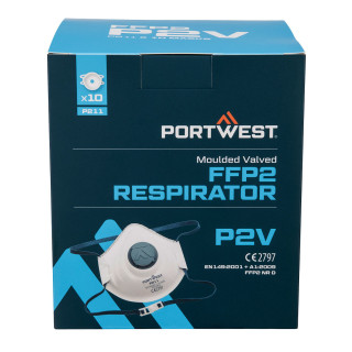 Respirátor FFP2 s výdychovým ventilom (10 ks) Portwest P211