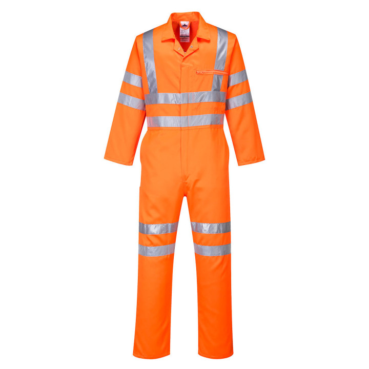 Reflexná Hi Vis kombinéza pre železničiarov.