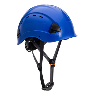 Pracovná prilba s ventiláciou pre väčšie prúdenie vzduchu.