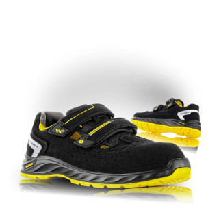 Bezpečnostná pracovná obuv VM Footwear EDMONTON S1P ESD, ultraľahký sandál bez kovových častí Non Metallic.