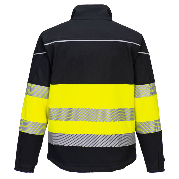 Reflexná Softshell  bunda (Trieda 1)