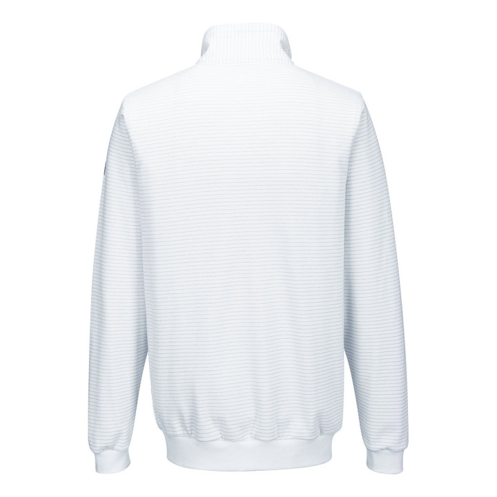 Antistatická ESD mikina so zipsom