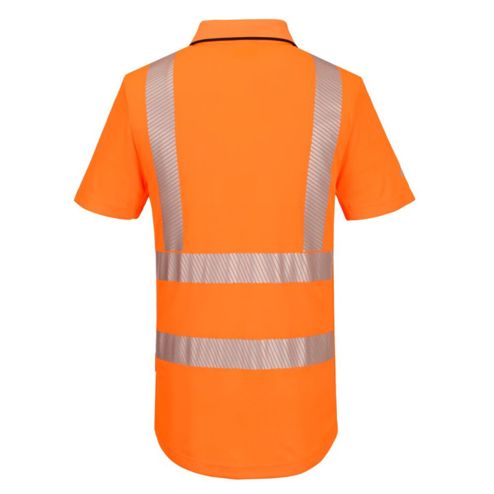 Športová reflexná polokošeľa so zipsom