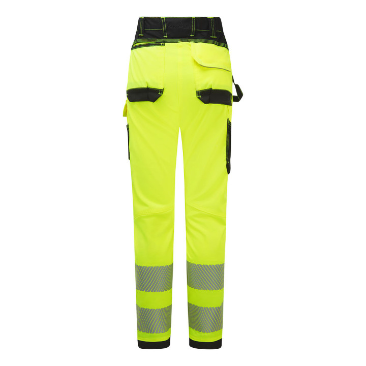 Reflexné dámske elastické pracovné nohavice