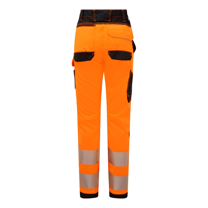 Reflexné dámske elastické pracovné nohavice