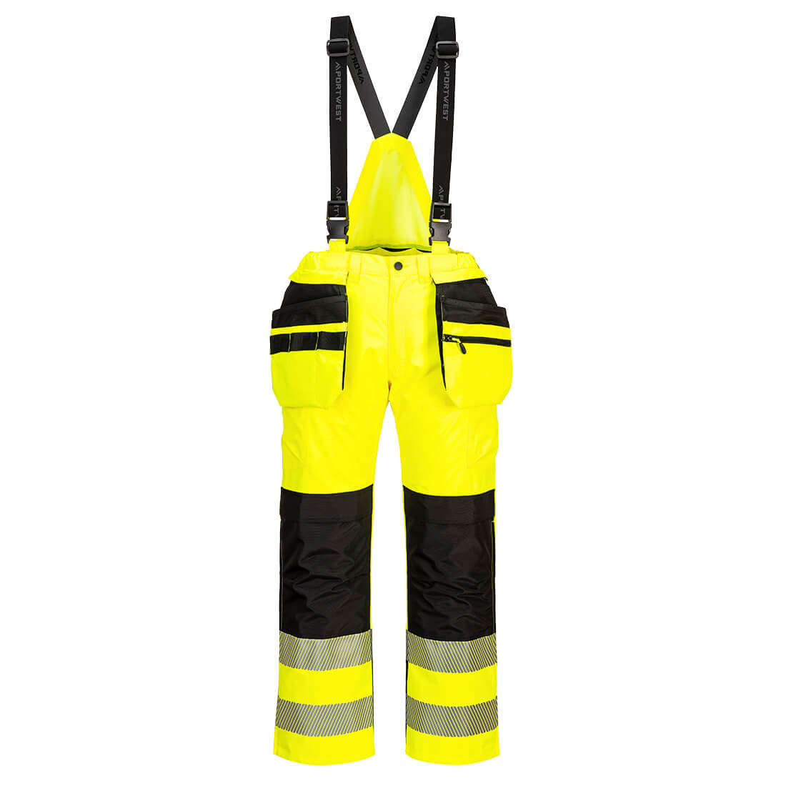 PORTWEST Reflexné nohavice na traky PW3 PW356 XXL Žltá / čierna